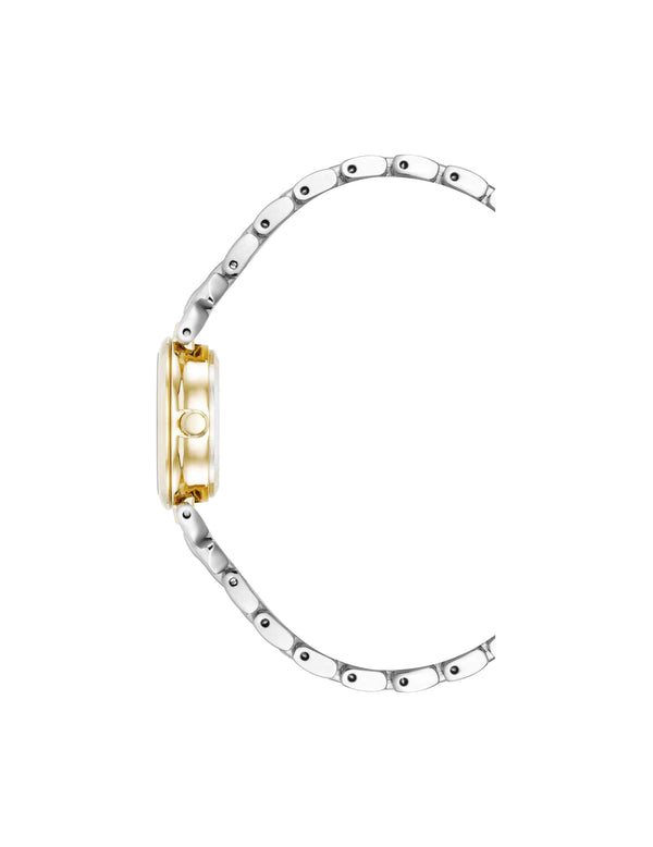 Anne Klein Numbered Dial Bracelet Watch Silver-Tone/Gold-Tone