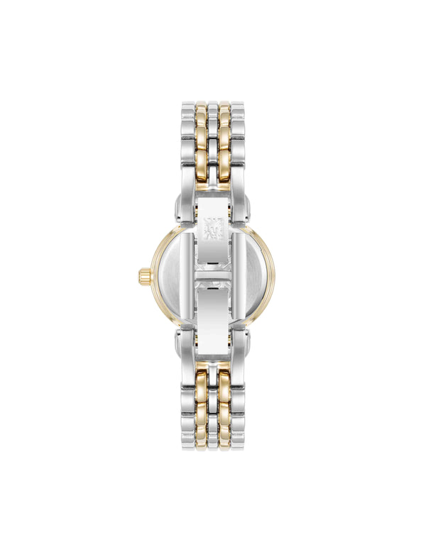 Anne Klein Numbered Dial Bracelet Watch Silver-Tone/Gold-Tone