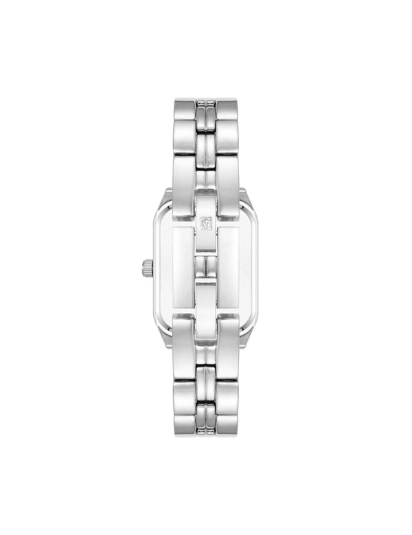 Anne Klein Octagonal Shaped Metal Bracelet Watch Silver-Tone