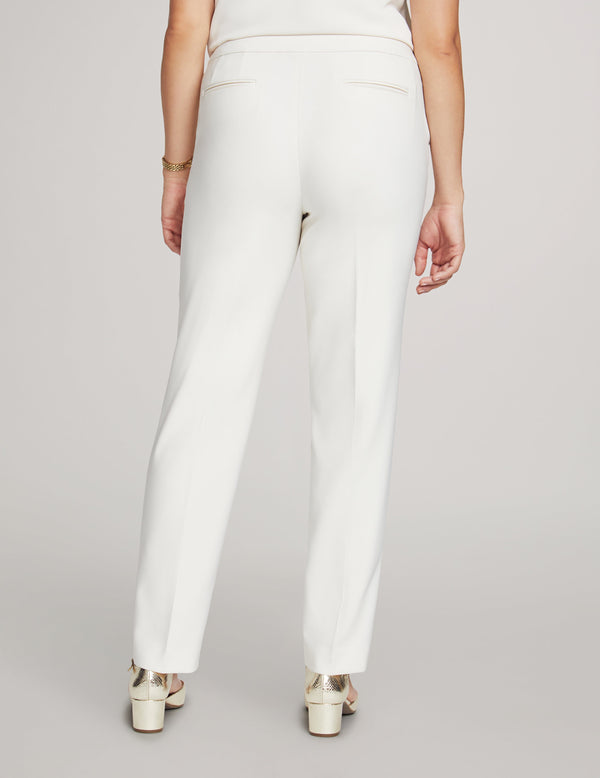 Anne Klein Petite Anne Contour Stretch Bowie Pant- Sale Anne White