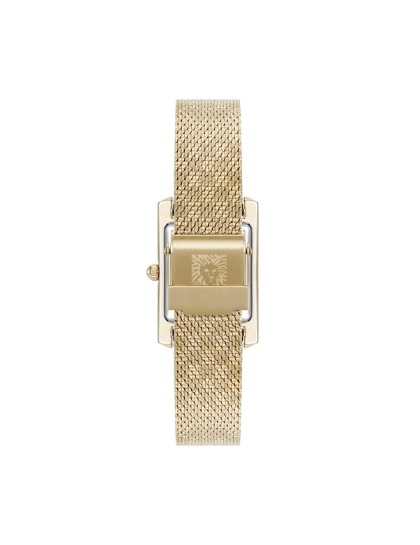 Anne Klein Petite Diamond Dial Bracelet Watch Gold-Tone
