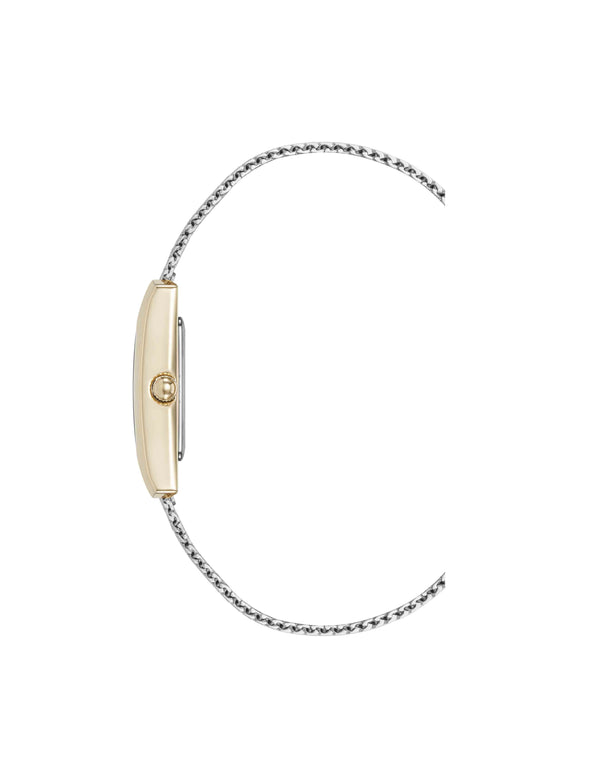 Anne Klein Petite Diamond Dial Bracelet Watch Silver-Tone/Gold-Tone