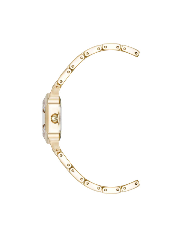 Anne Klein Petite Hexagonal Bracelet Watch Gold-Tone