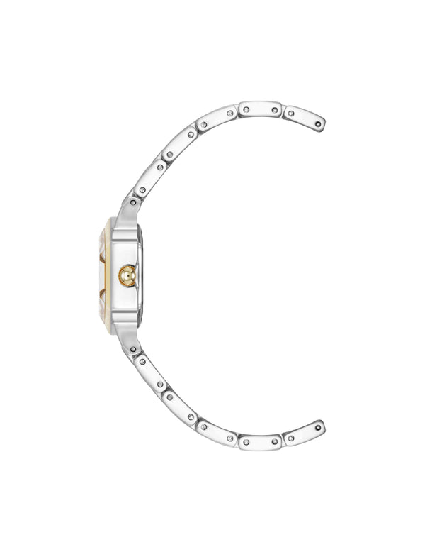Anne Klein Petite Hexagonal Bracelet Watch Silver-Tone/Gold-Tone