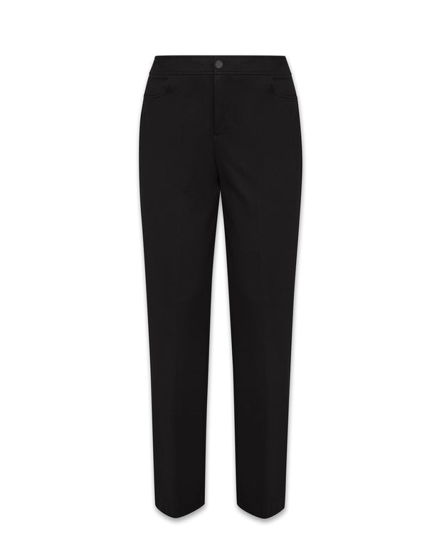 Anne Klein Plus Size Fly Front Bootleg Pant Anne Black