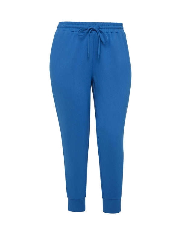 anne klein Plus Size Pull On D-String Jogger- Sale Dark Azure