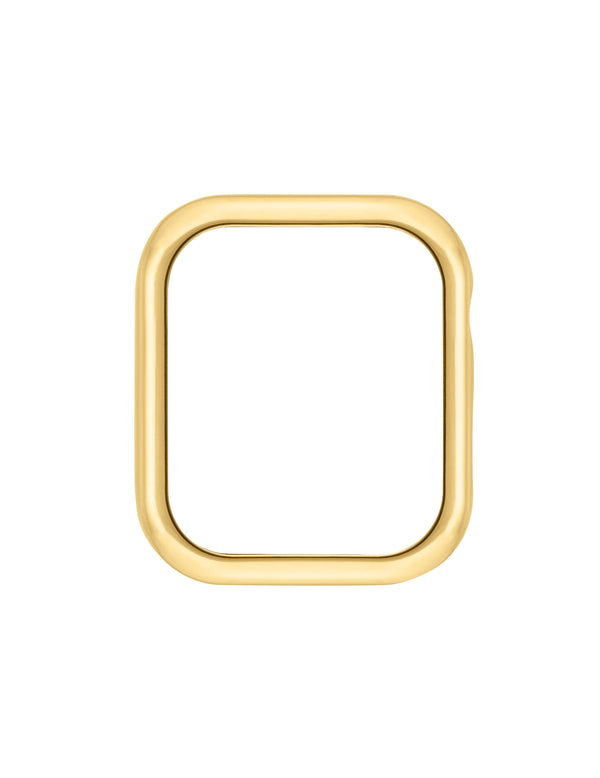 Anne Klein Polished Metal Bumper For Apple Watch® Gold-Tone