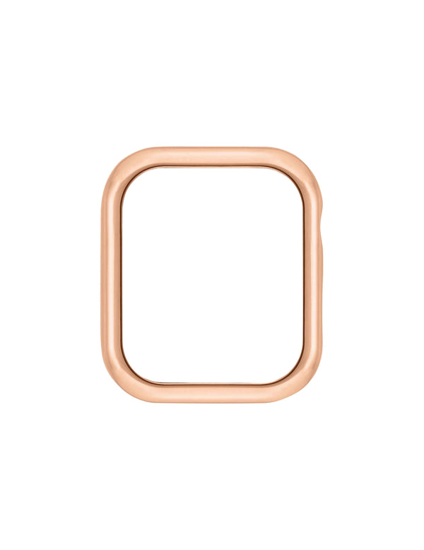 Anne Klein Polished Metal Bumper For Apple Watch® Rose Gold-Tone