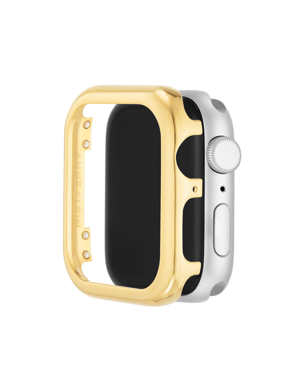 Anne Klein Polished Metal Bumper For Apple Watch® Rose Gold-Tone