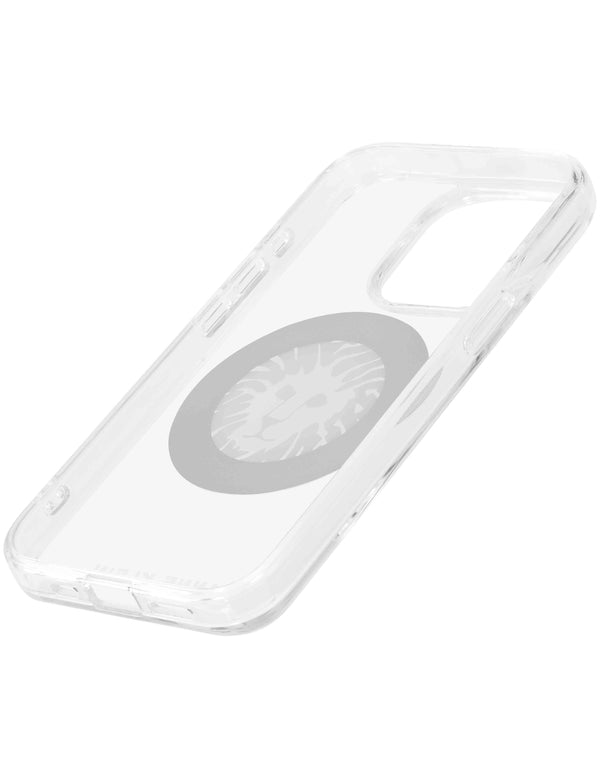 Anne Klein Protective Plastic Case With Rotating Ring For IPhone® 15 Pro Clear