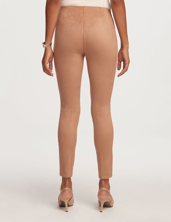 Anne Klein Pull On Hollywood Slim Ankle Pant- Sale Vicuna