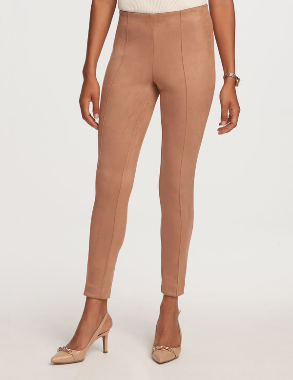 anne klein Pull On Hollywood Slim Ankle Pant- Sale Vicuna