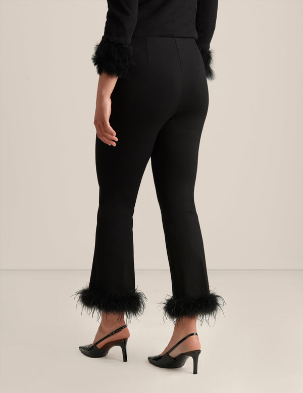 Anne Klein Pull On Hollywood Waist Feather Kick Flare Anne Black