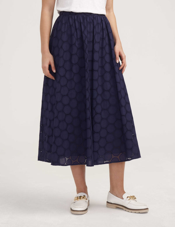 Anne Klein Pull On Shirred Skirt- Sale Distant Mountain