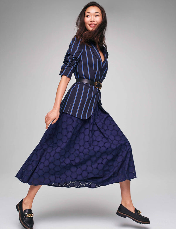 anne klein Pull On Shirred Skirt- Sale Distant Mountain