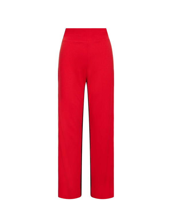 Anne Klein Pull On Straight Leg Pant- Sale Poppy/Anne Black