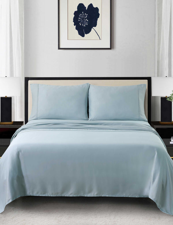 Anne Klein Reverie Anti-Microbial Sheet Set Blue-Grey