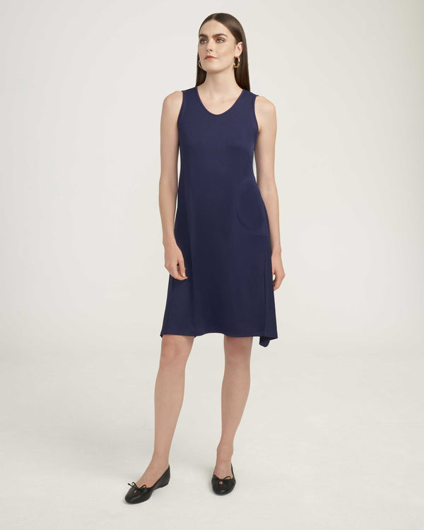 anne klein Rib Knit Twisted Waist Midi Dress- Sale Distant Mountain