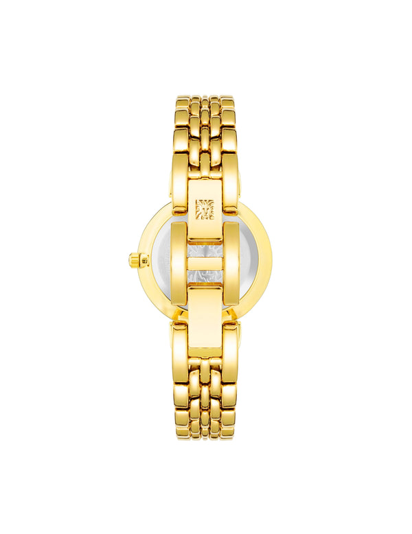 Anne Klein Roman Numeral Dial Watch Gold-tone/Blush