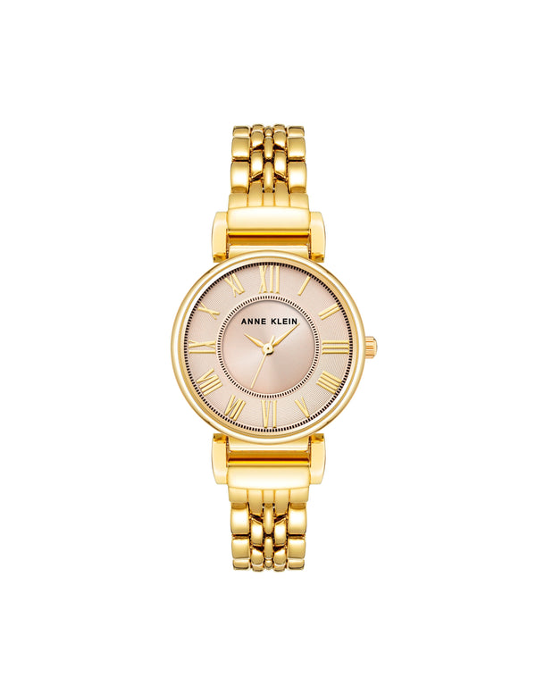 anne klein Roman Numeral Dial Watch Gold-tone/Blush