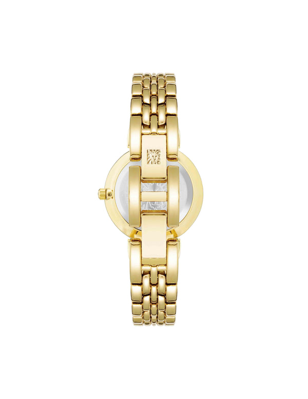 Anne Klein Roman Numeral Dial Watch Green/Gold-Tone