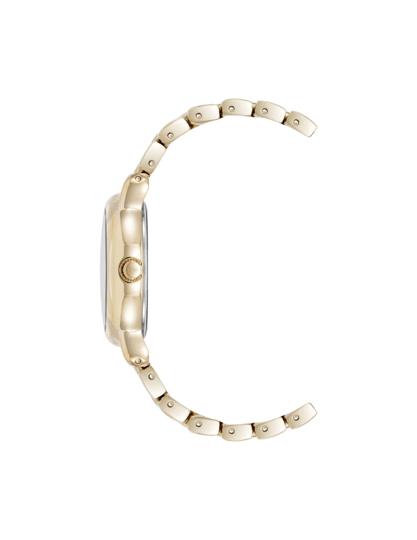 Anne Klein Signature Round Crystal Accented Dial Watch