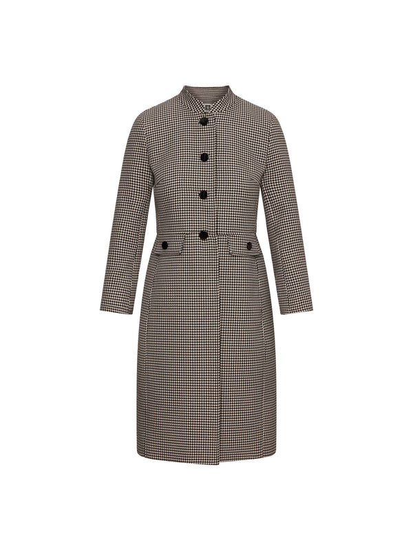 anne klein Small Houndstooth Topper- Sale Grey/Taupe Combo