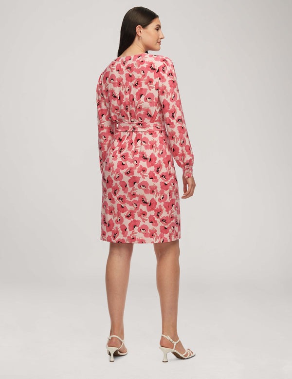 Anne Klein Split Neck Shirtdress- Sale Camellia Multi