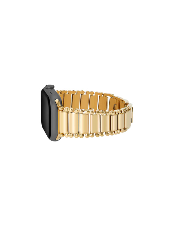 Anne Klein Tapered Link Band For Apple Watch® Gold-Tone
