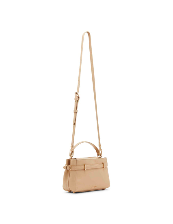 Anne Klein Top Handle Convertible Small Crossbody Bag Panne Cotta