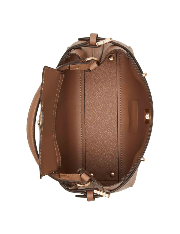 Anne Klein Top Handle Convertible Small Crossbody Bag Sunbaked