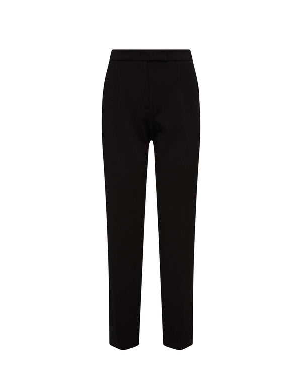 anne klein Twill Ridge High Rise Pleated Pant- Sale Anne Black