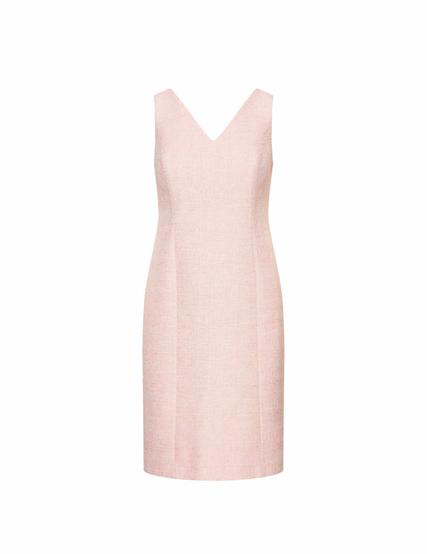 Anne Klein V-Neck Sheath Dress- Sale Cherry Blossom Combo