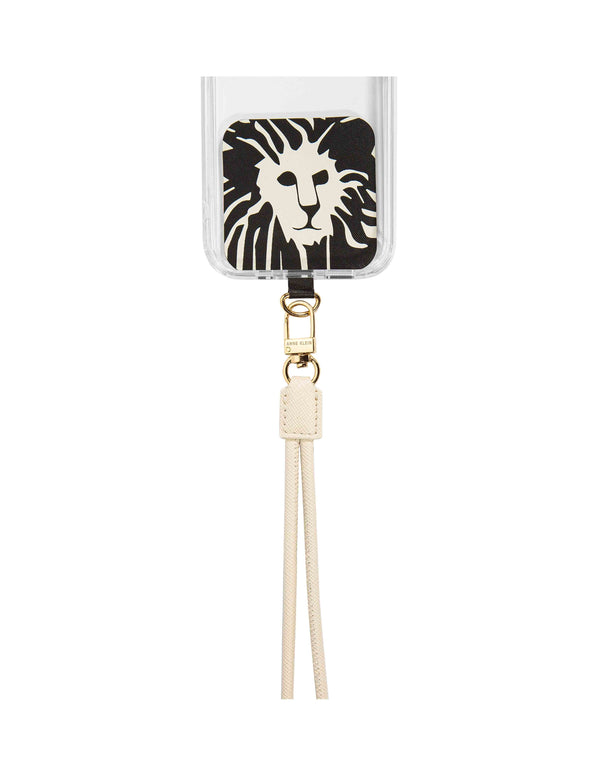 Anne Klein Vegan Leather Crossbody IPhone® Cord Ivory