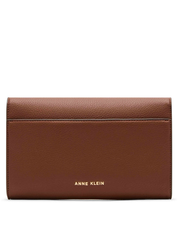 Anne Klein Wallet On A Chain With Detachable Wristlet Strap & Pouch