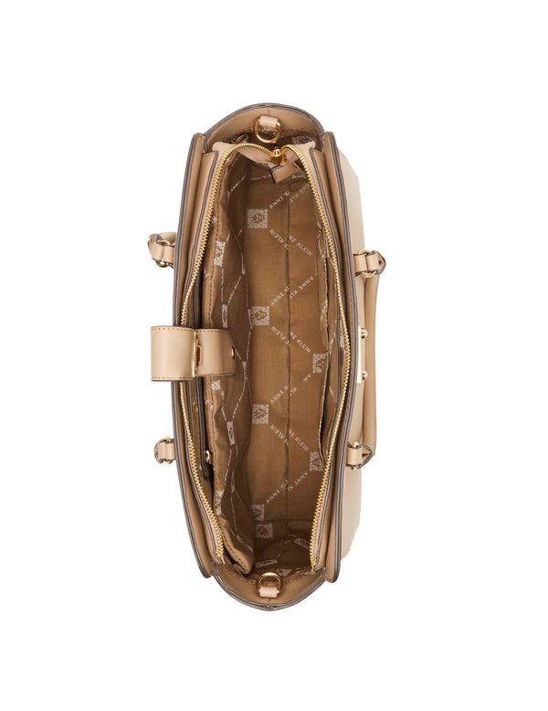 Anne Klein Work Tote With Laptop Case And Convertible Strap Brush