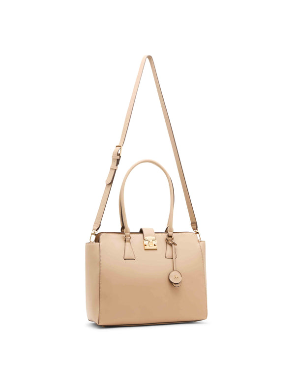 Anne Klein Work Tote With Laptop Case And Convertible Strap Brush