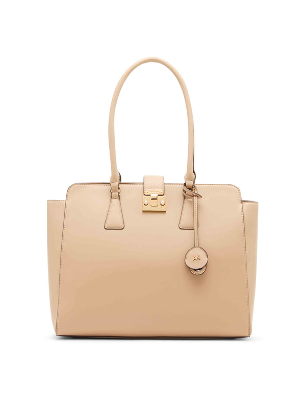 anne klein Work Tote With Laptop Case And Convertible Strap Brush