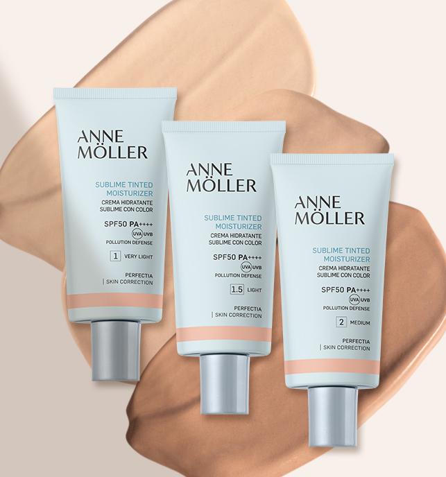 Anne Moller SUBLIME TINTED MOISTURISER SPF50 - Shade 1 (very Light)