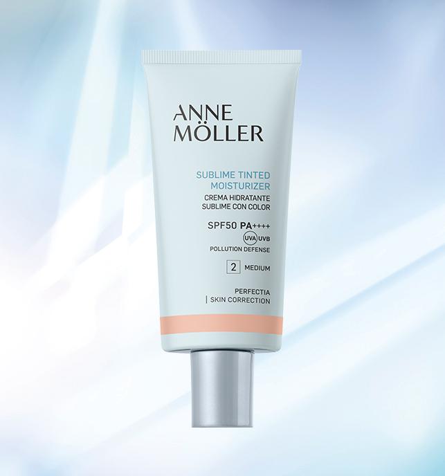 anne moller SUBLIME TINTED MOISTURISER SPF50 - Shade 2 (medium)