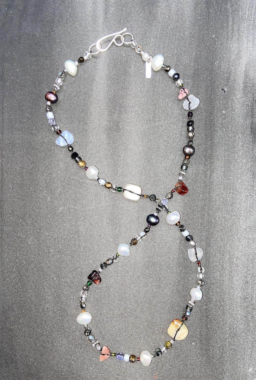 Annie Costello Brown Agate Beach Necklace