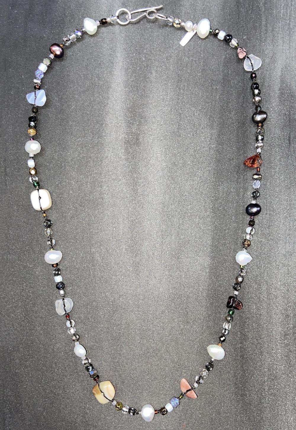 Annie Costello Brown Agate Beach Necklace