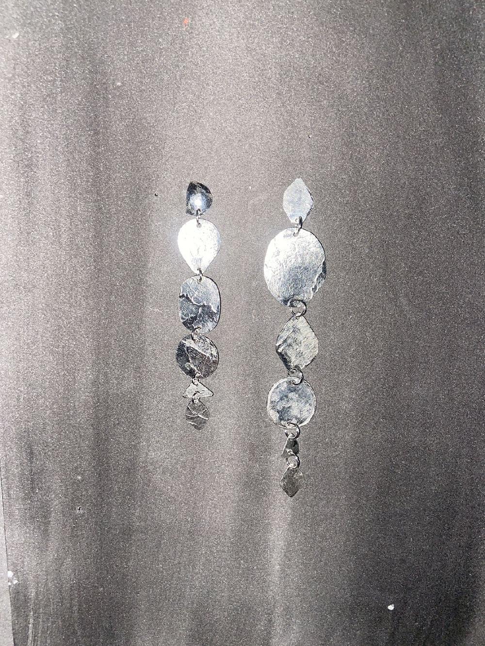 annie costello brown Asymmetrical Stacked coins