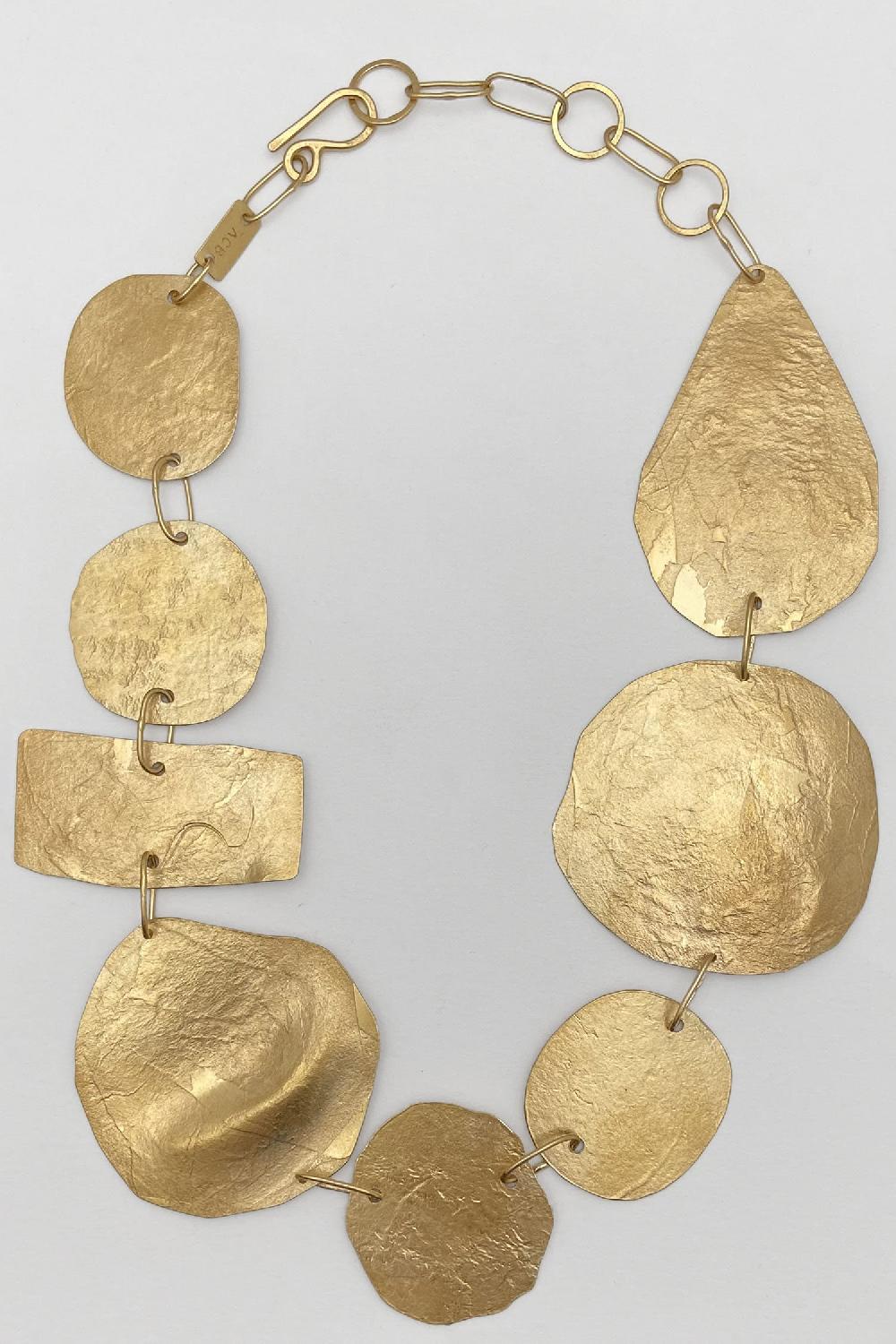 Annie Costello Brown Bianca Sungold Necklace