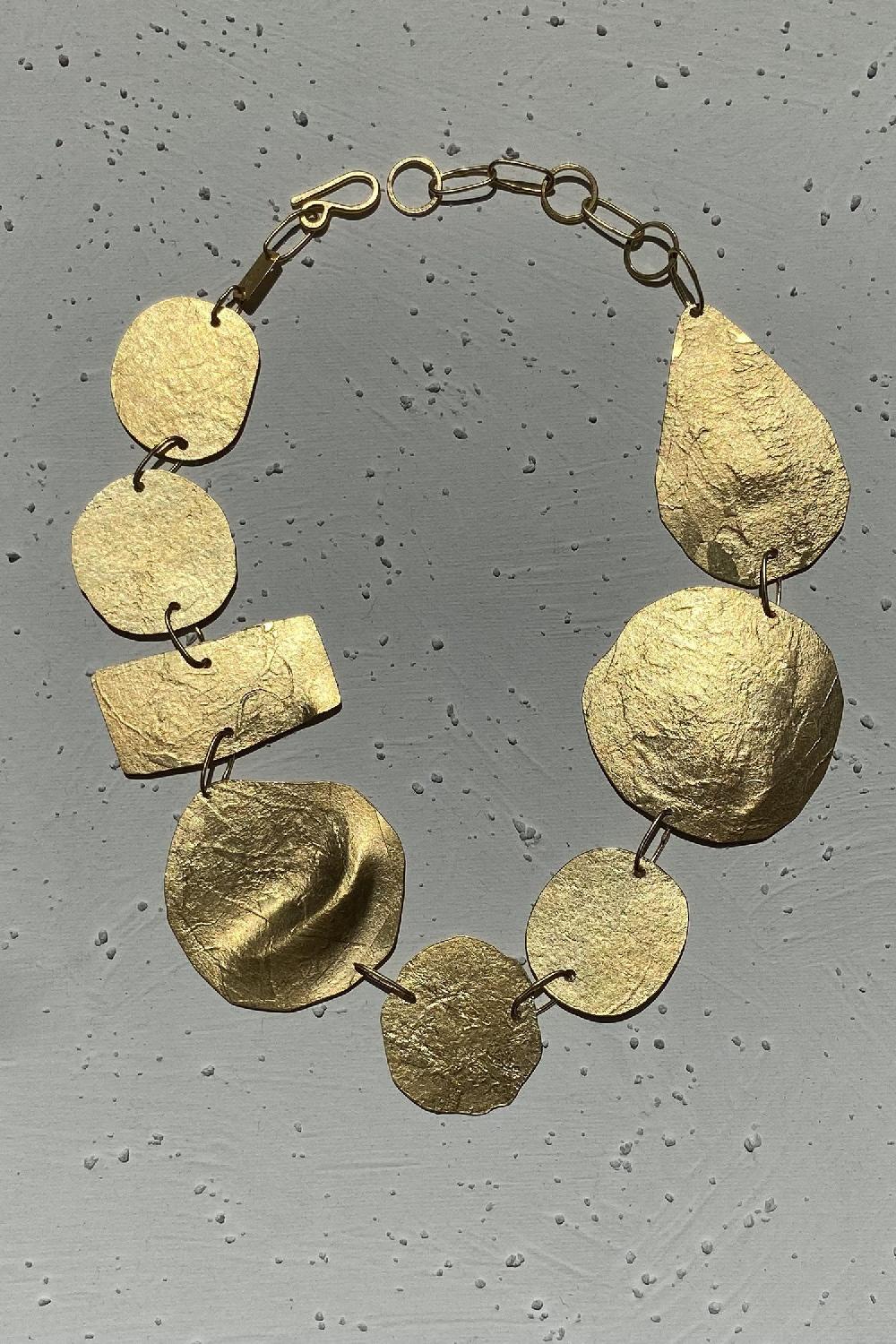 annie costello brown Bianca Sungold necklace