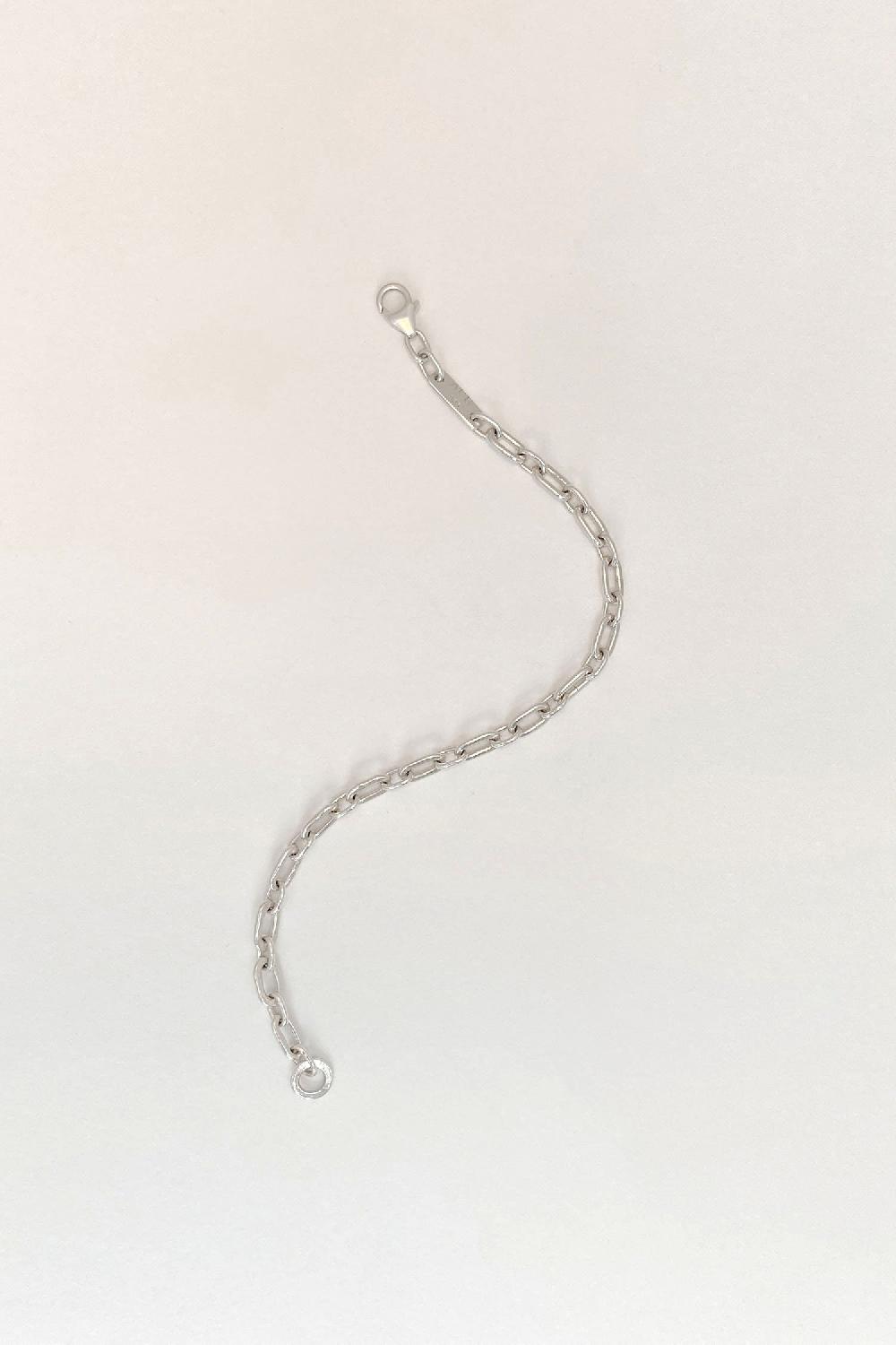 Annie Costello Brown Cable Chain Bracelet