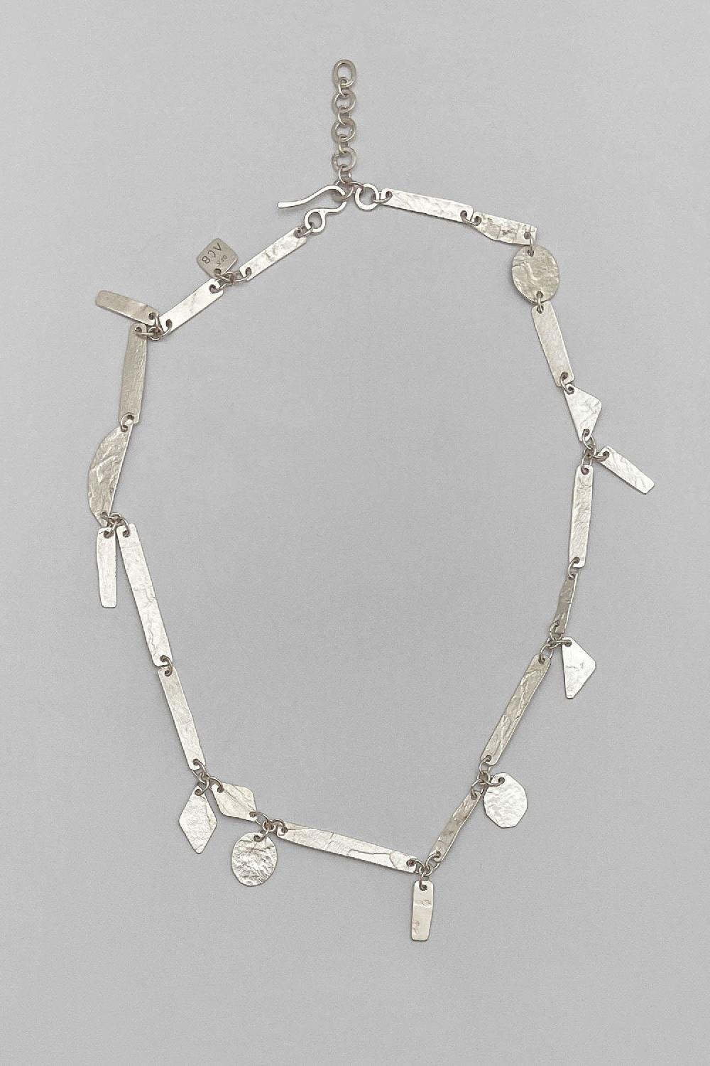 annie costello brown Dani Charms Necklace Silver