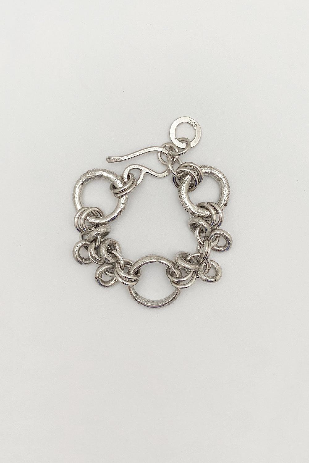 annie costello brown Deka Bracelet Rhodium