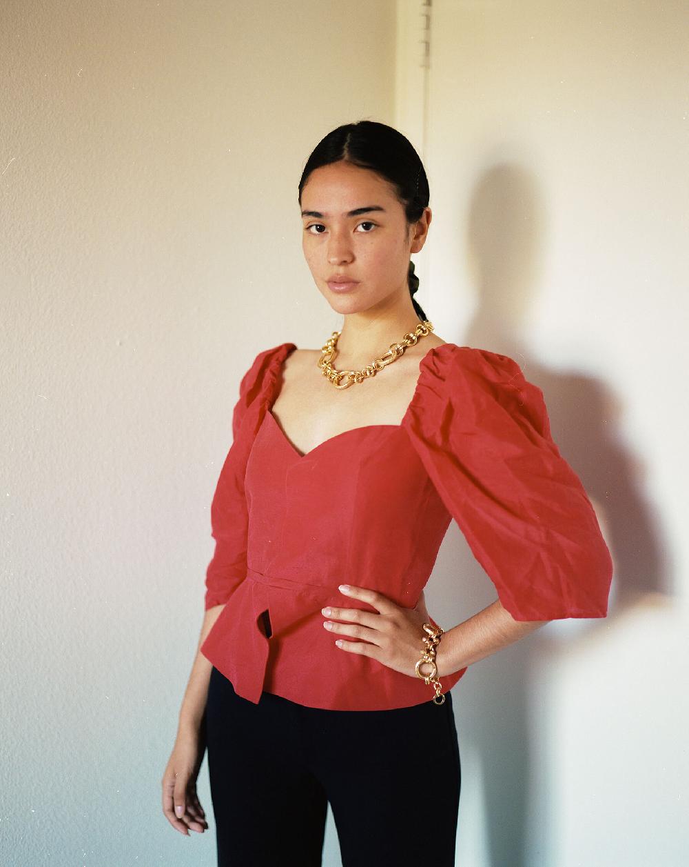 Annie Costello Brown DEKA Necklace Gold