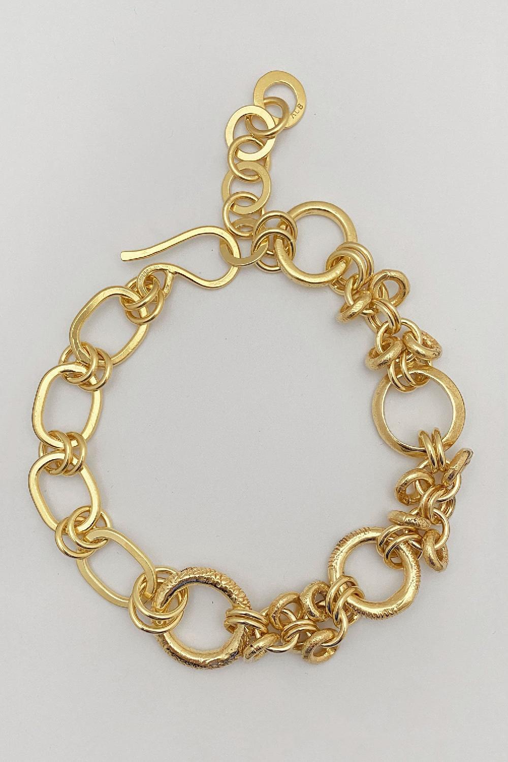 annie costello brown DEKA necklace gold